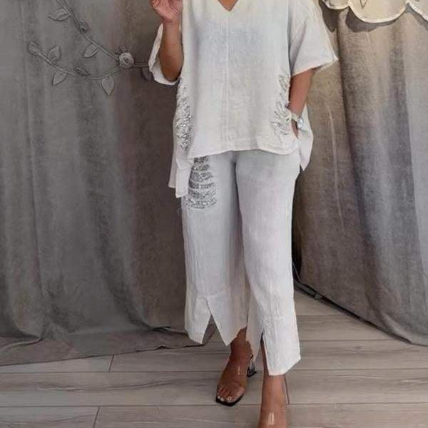 BIANCA | Elegant Two-Piece Summer Set For The Sunny Days