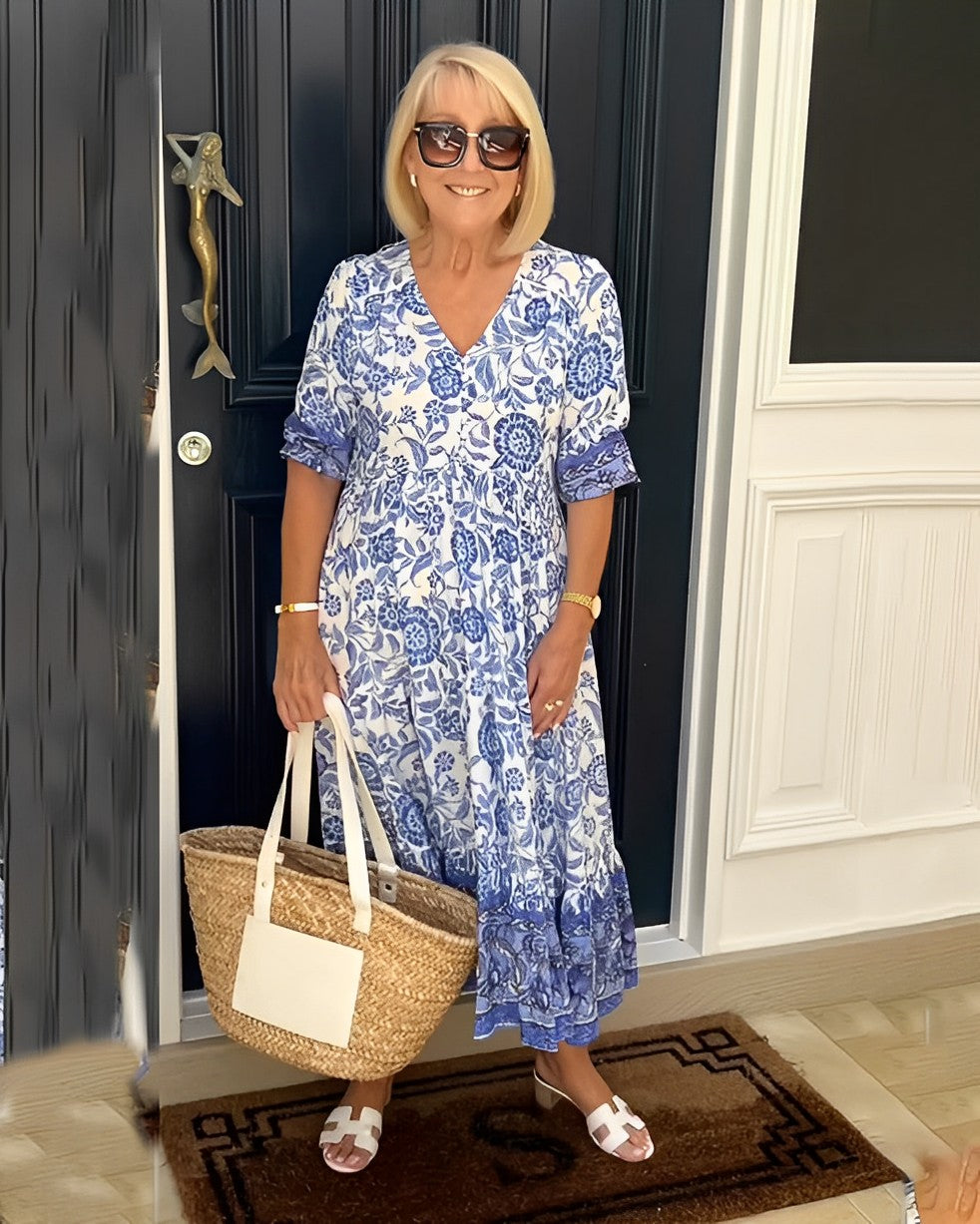 Madison | Graceful V-Neck Floral