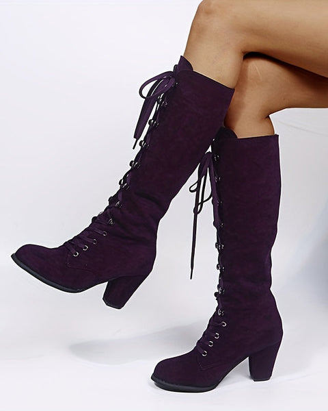 Lucia - Fashionable Knee-High Boots