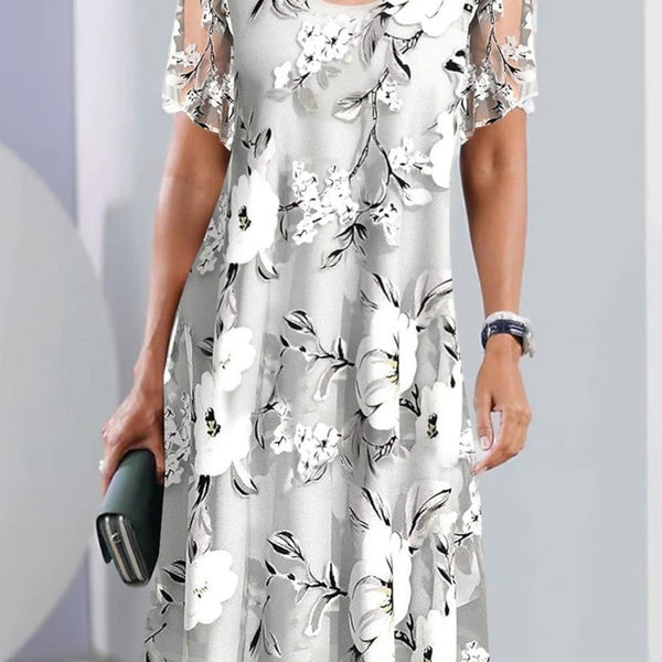 Chandra | Sophisticated Floral Dress