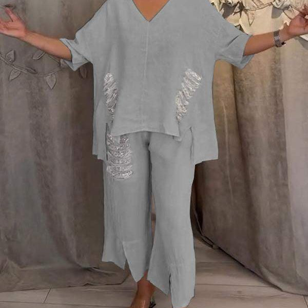 BIANCA | Elegant Two-Piece Summer Set For The Sunny Days