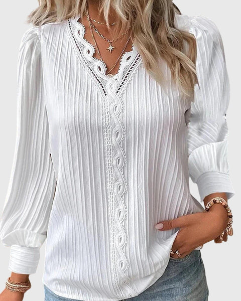 Andrea™ | Elegant Pullover Blouse