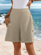 Whitney™ | Comfortable Shorts With Buttons