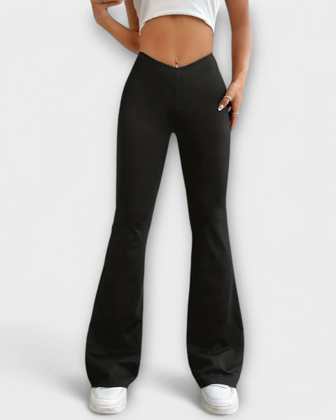 Serena - Relaxed Pants with Flared Leg