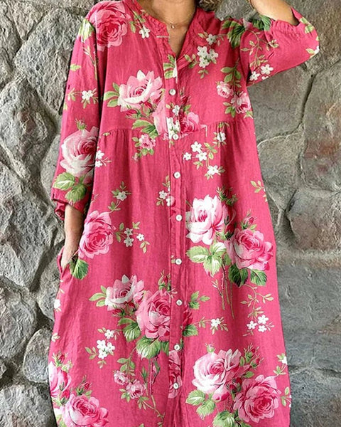 Maddie | Art Floral Dress