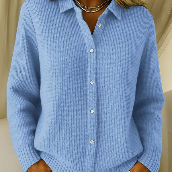 Katrina – Textured Knit Button Cardigan