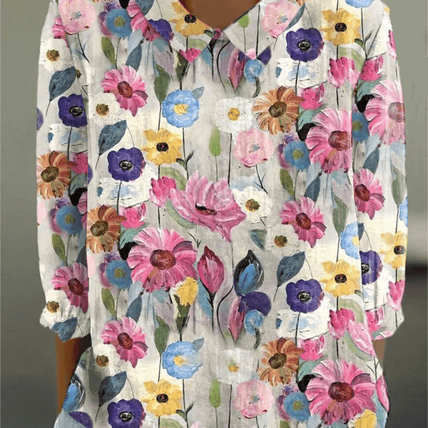 Jill | Artistic Floral Top