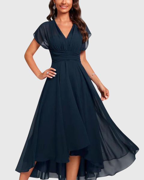 Christina™ | V-Neck A-Line Dress