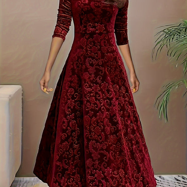 Nicola™ Elegant Velvet Dress