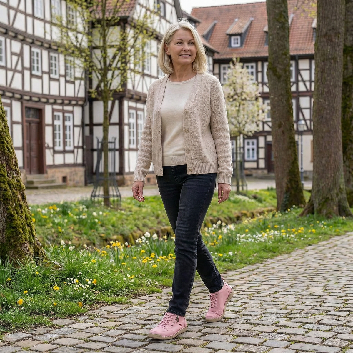 Mila – Comfortable Orthopaedic Sneakers + Zip