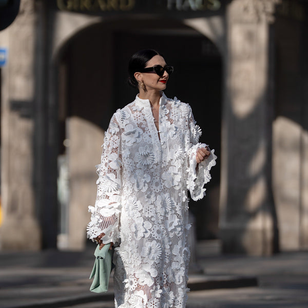 Yelira | Elegant Lace White Dress