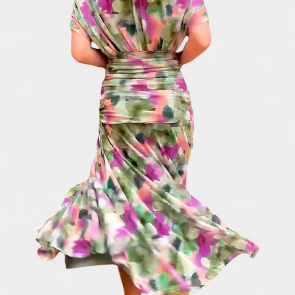 Hayden Laluna® | Elegant Dress With V-Neckline