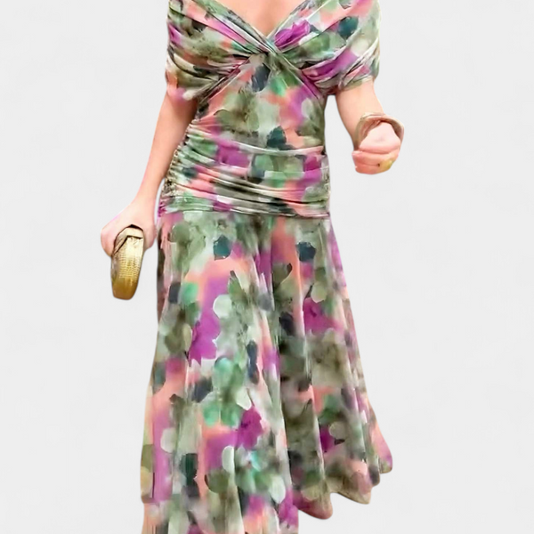 Hayden Laluna® | Elegant Dress With V-Neckline