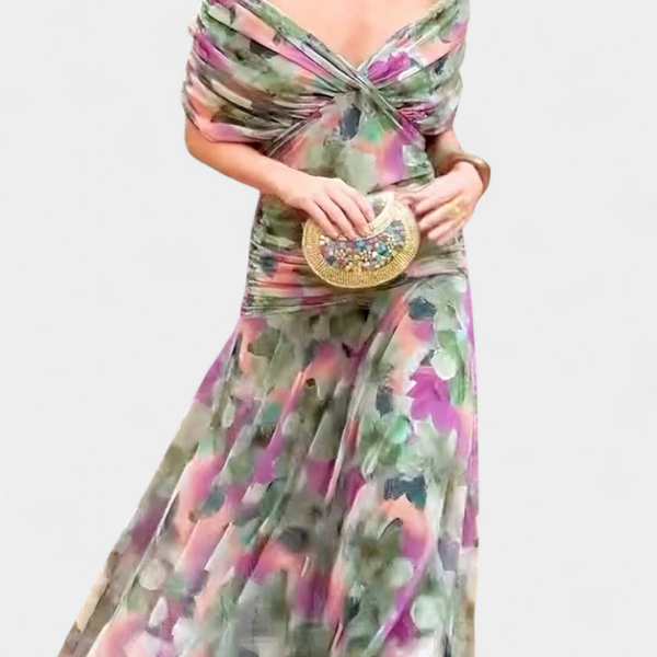 Hayden Laluna® | Elegant Dress With V-Neckline