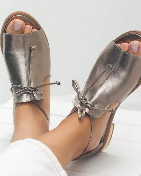 LILLIANA – STRAP-STYLE LEATHER SANDALS