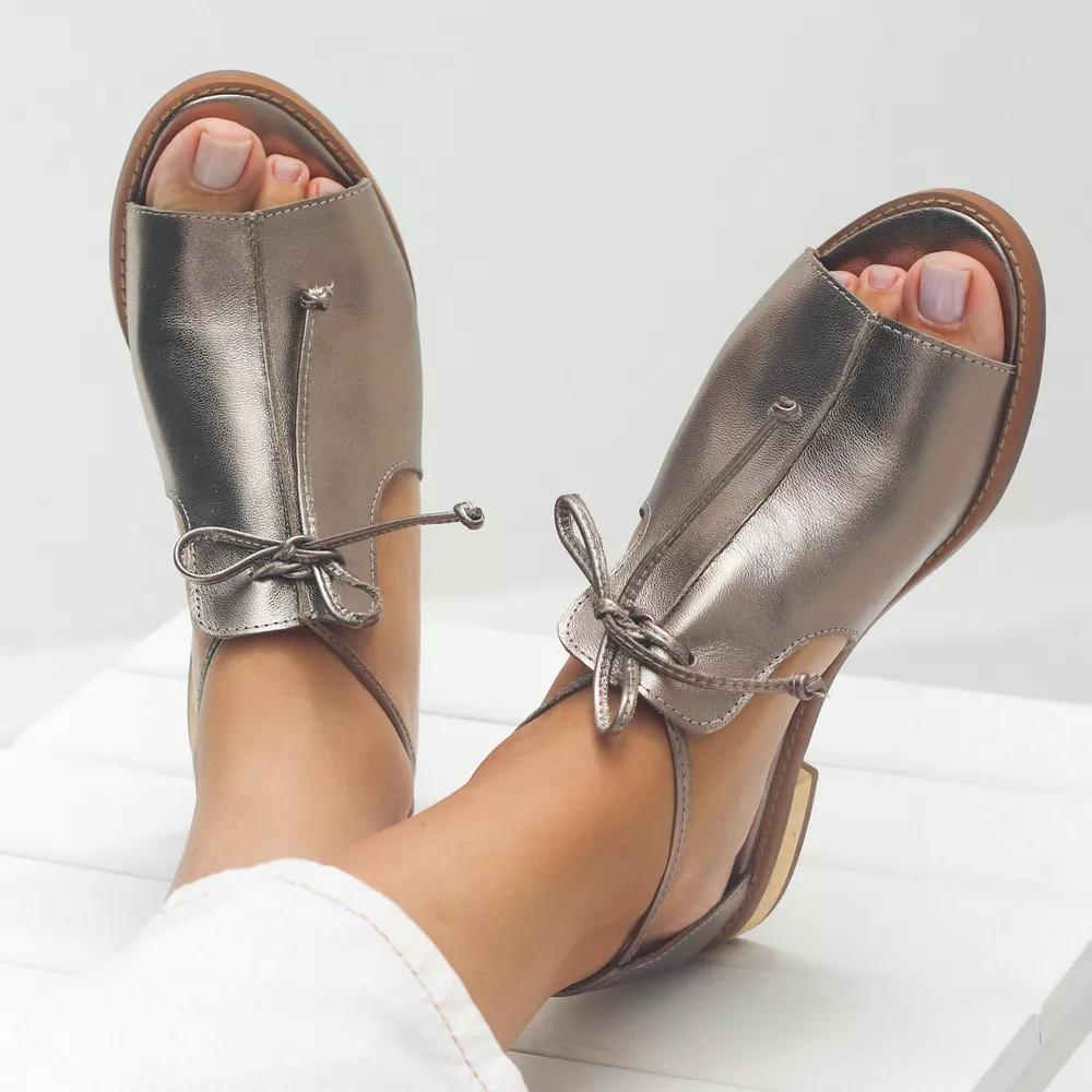 LUCIENNE™ – STRAP-STYLE LEATHER SANDAL