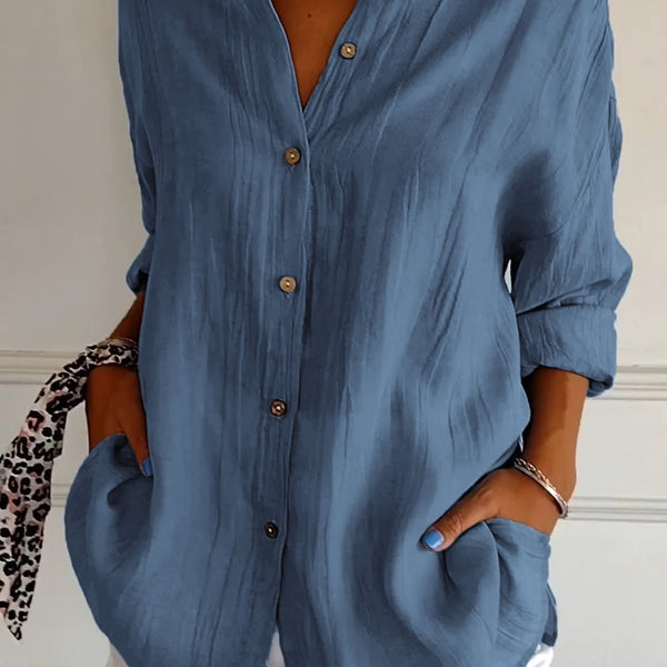 Sasha | Elegant Shirt with Pleated Style
