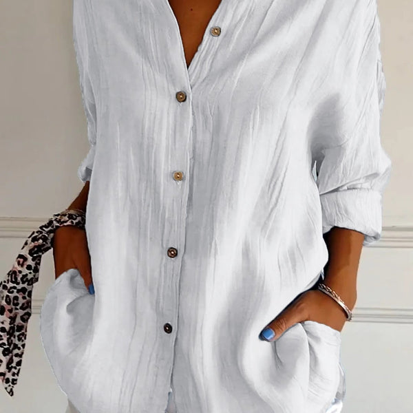 Sasha | Elegant Shirt with Pleated Style
