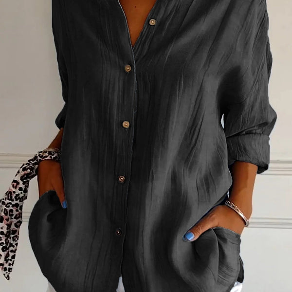 Sasha | Elegant Shirt with Pleated Style