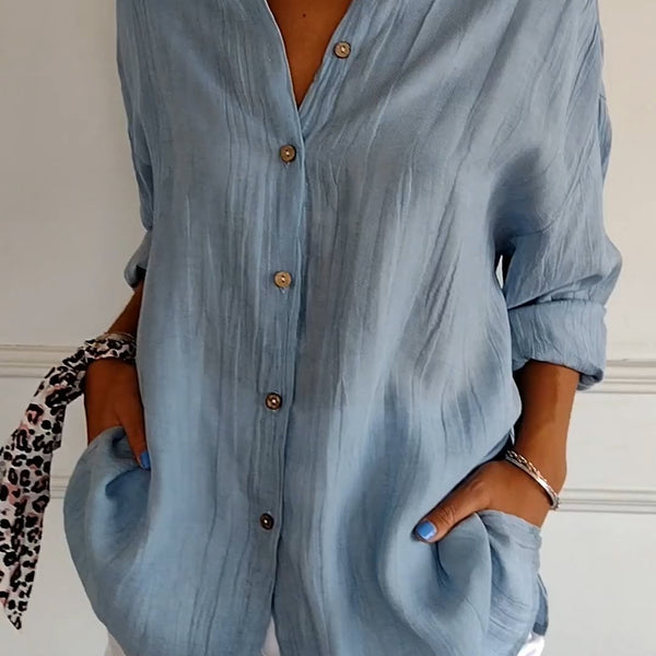 Sasha | Elegant Shirt with Pleated Style