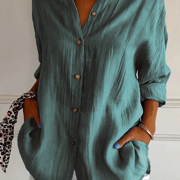 Sasha | Elegant Shirt with Pleated Style