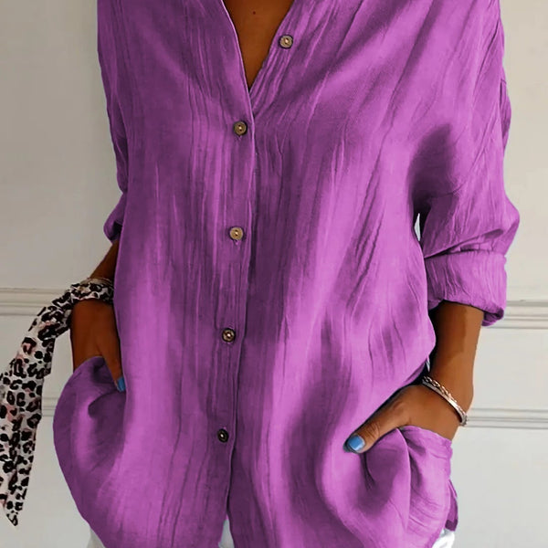 Sasha | Elegant Shirt with Pleated Style