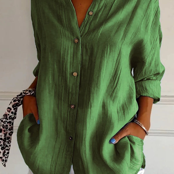 Sasha | Elegant Shirt with Pleated Style