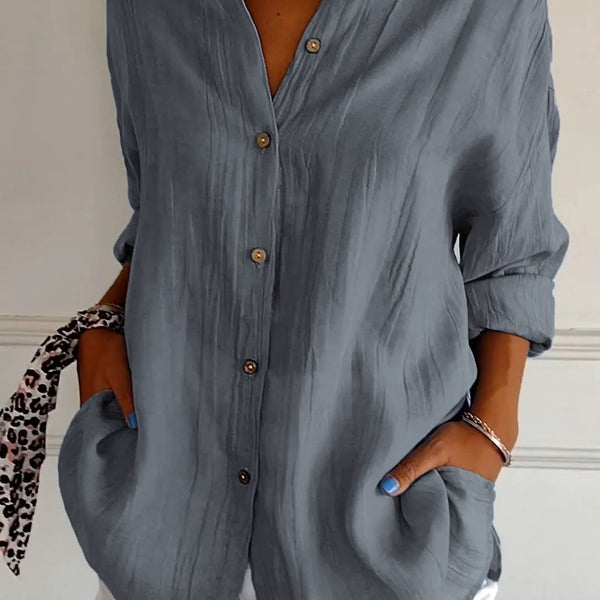 Sasha | Elegant Shirt with Pleated Style