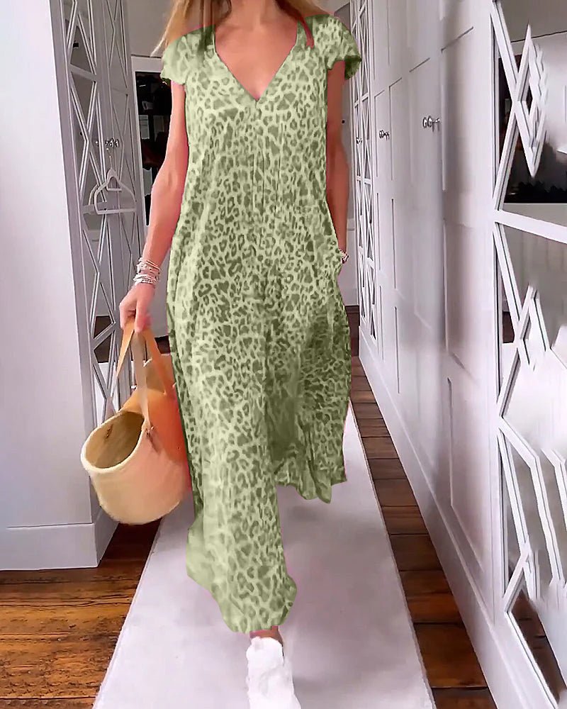 Victoria | V-Neck Maxi Dress