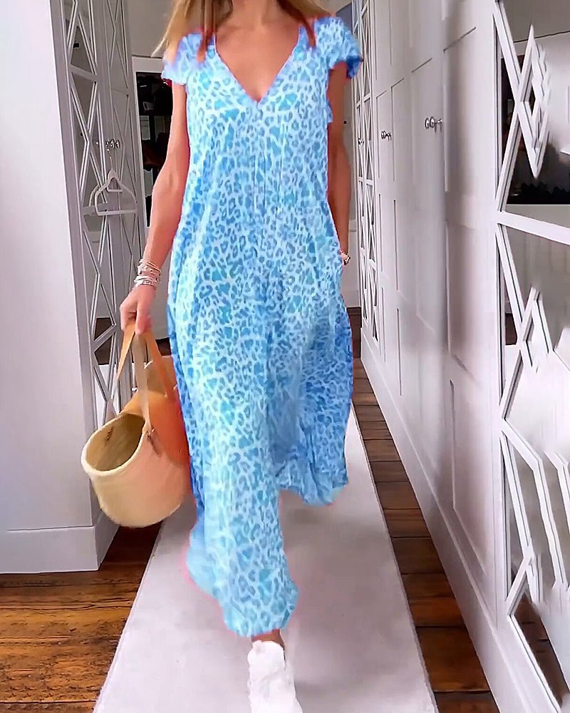 Victoria | V-Neck Maxi Dress