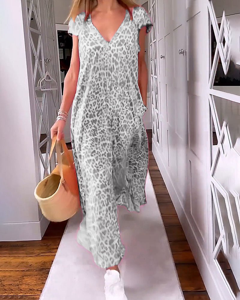 Victoria | V-Neck Maxi Dress