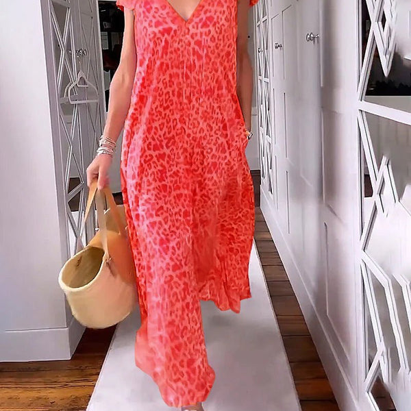 Glaiza | V-Neck Maxi Dress