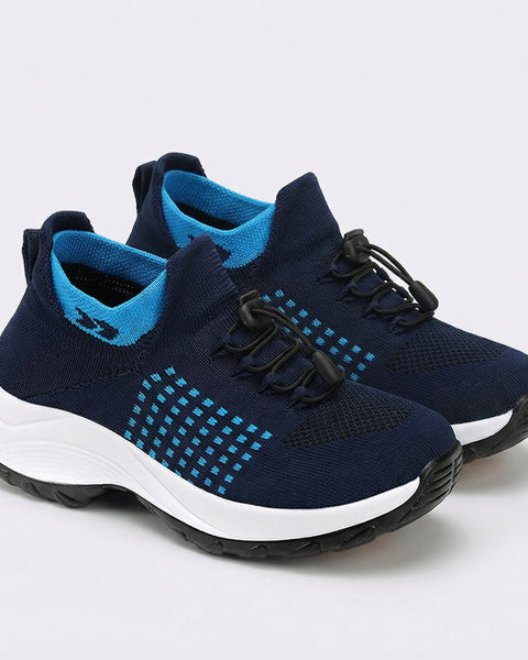 Ambulo Orthopaedic Shoes Knitted Fabric - Blue Navy