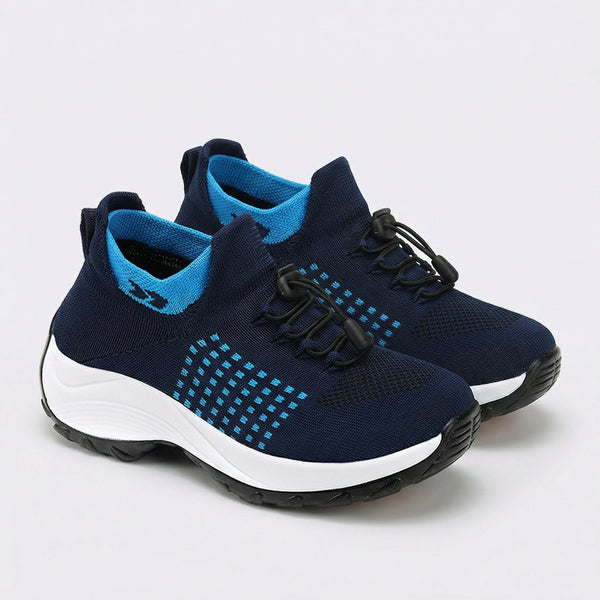 Ambulo Orthopaedic Shoes Knitted Fabric - Blue Navy