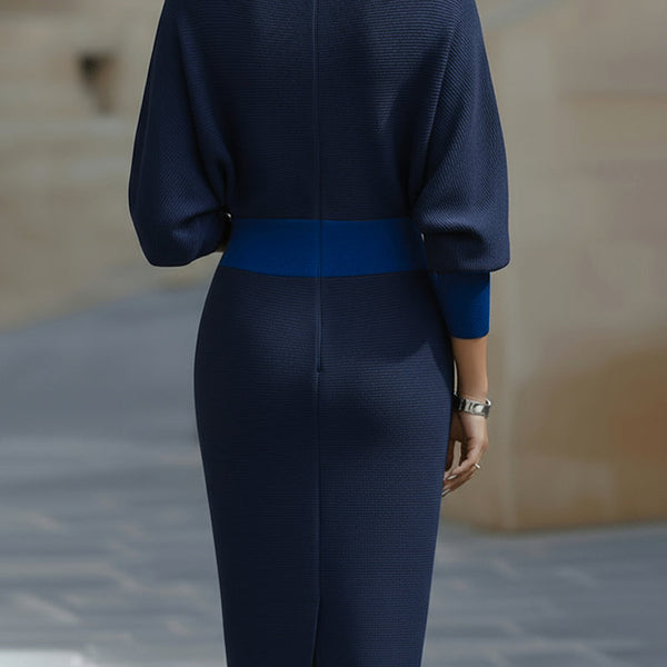 Brielle | Draped Elegant Midi Dress