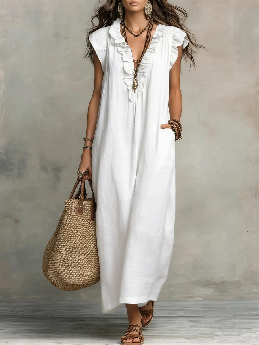 Carmela™ – Ruffled Long Dress