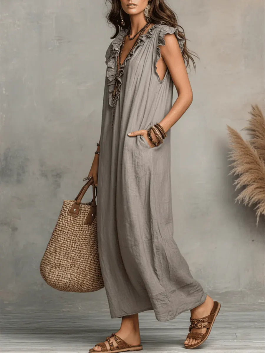 Carmela™ – Ruffled Long Dress