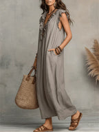 Carmela™ – Ruffled Long Dress