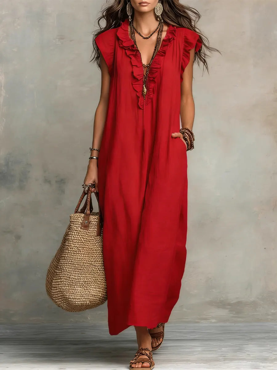 Carmela™ – Ruffled Long Dress