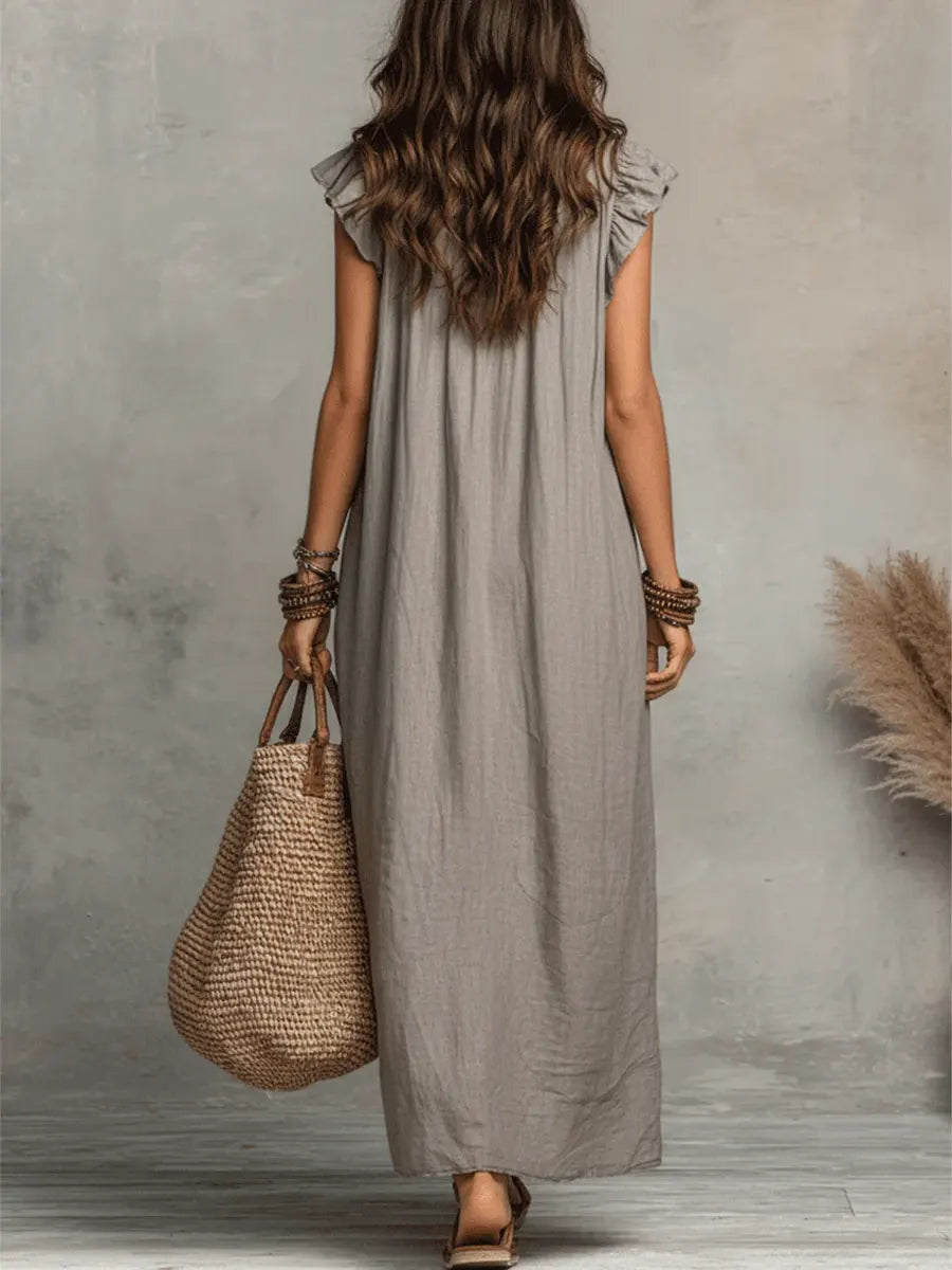 Carmela™ – Ruffled Long Dress