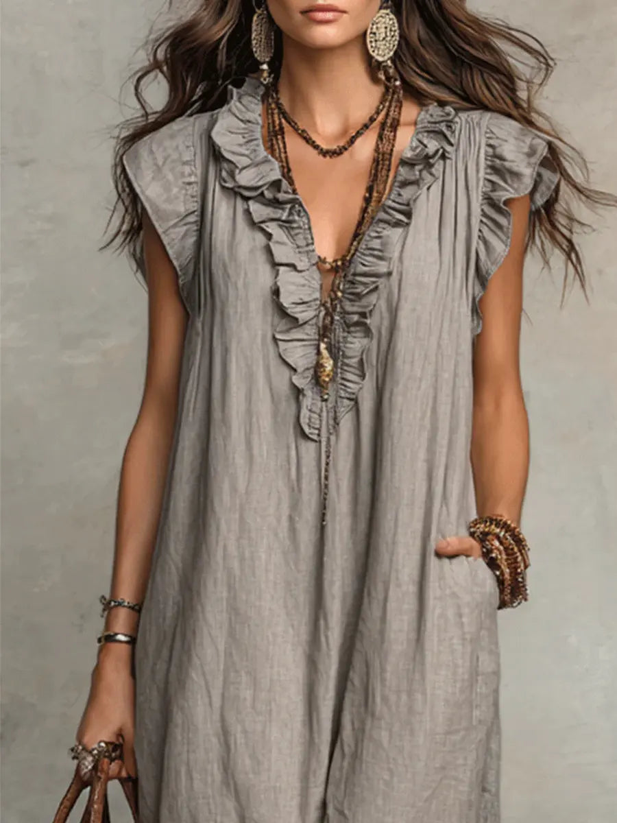 Carmela™ – Ruffled Long Dress