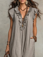 Carmela™ – Ruffled Long Dress