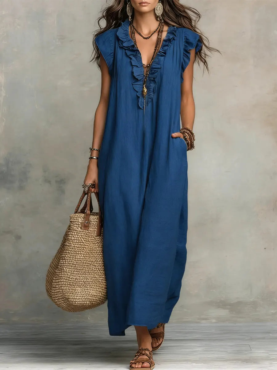 Carmela™ – Ruffled Long Dress