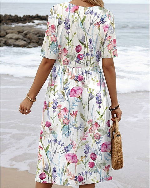 Carlyn | Floral Breezy Midi
