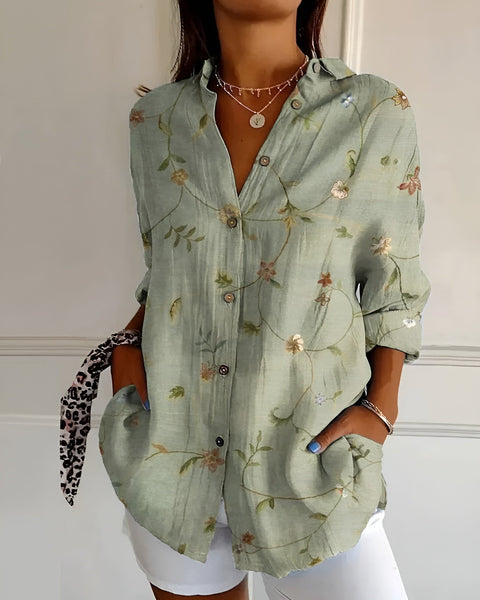 Maia | Floral Summer Blouse