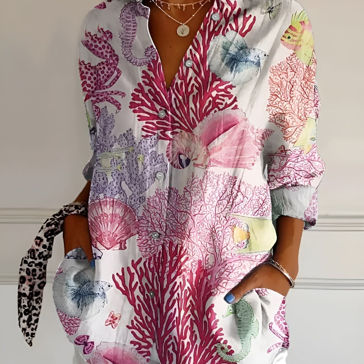 Maia | Floral Summer Blouse